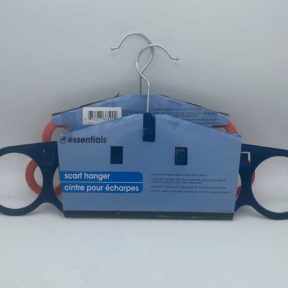 Essentials scarf and belt hanger’s velvet fabric closet organization dorm NWT - Picture 6 of 6